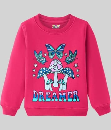 Kuchipoo Girls Fleece Sweatshirt ( Blue )