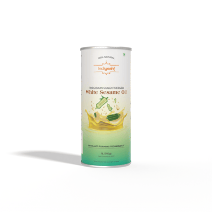 Cold Pressed White Sesame oil-1L TIN CAN