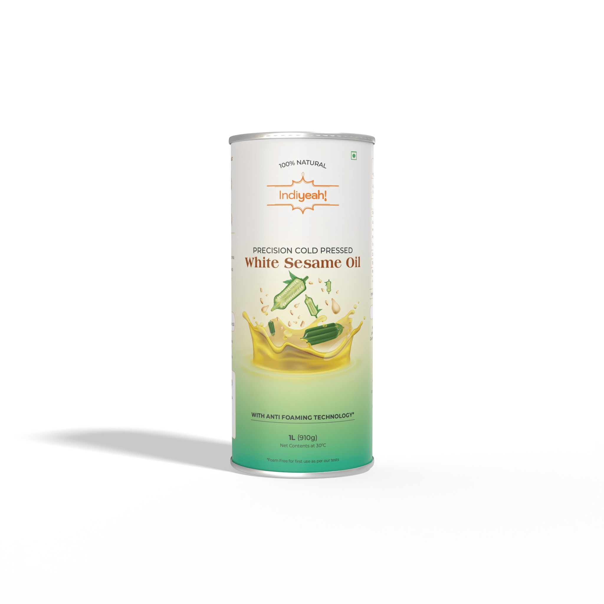 Cold Pressed White Sesame oil-1L TIN CAN