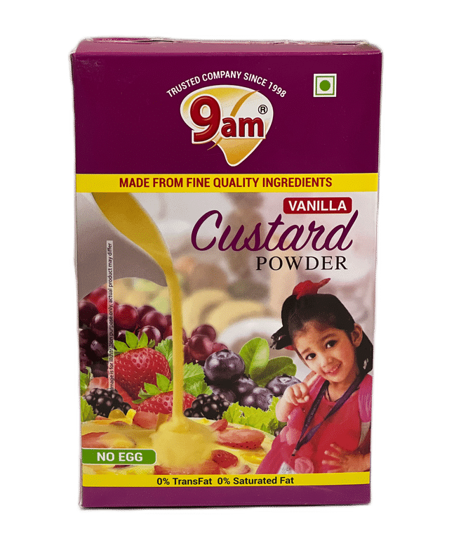 9am Custard Powder, 500 gm