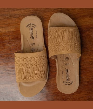 Aerowalk Black Women's Slide Flip Flop