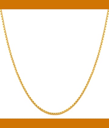 FASHION FRILL Gold Plated Chain ( Set of 1 )