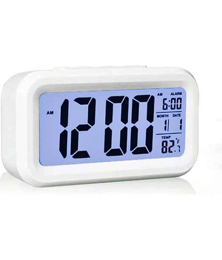 Cocodoes Digital Plastic Rectangular Table Clock - Pack of 1