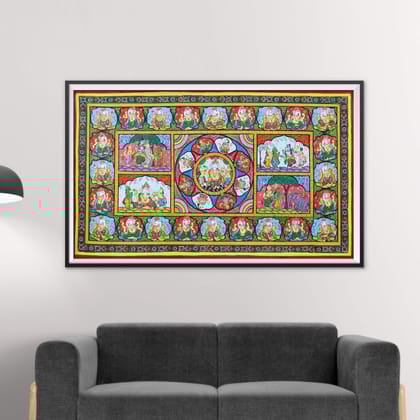 Patta Painting of Shree Ganesha