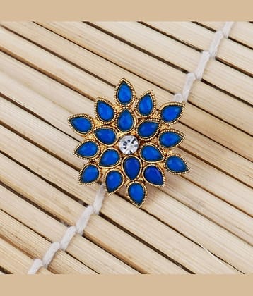 Stylish Adjustable Floral Designe Finger Ring For Women And Girl
