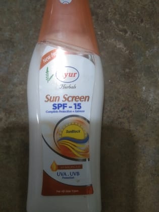 Ayur sun screen SPF 15