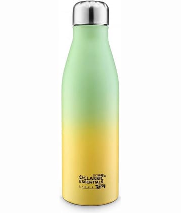 Classic Essentials Agua Water Bottle For Home, School, Office,Travel Multicolor Stainless Steel Fridge Water Bottle 1000 mL ( Set of 1 )