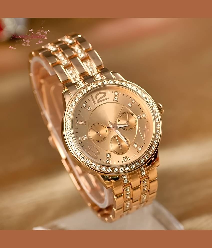 DECLASSE Rose Gold Metal Analog Womens Watch