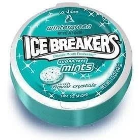 Ice Breakers Wintergreen - Sugar Free Mints from USA - 42gm