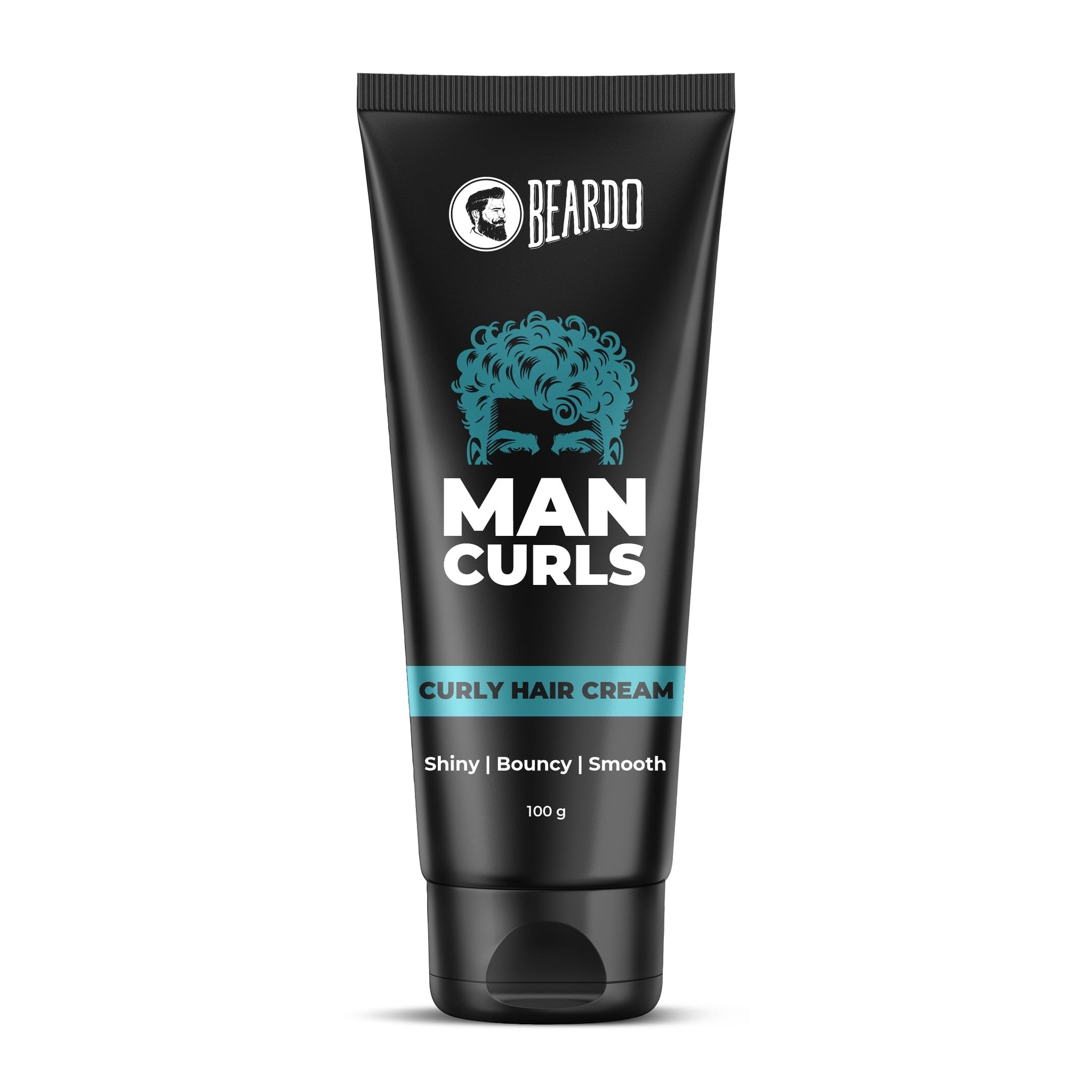Beardo Man Curls 100g | Curly Hair Cream for Bouncy, Shiny & Defined Curls | Flaxseed Gel for Hair, Leave in Cream, Hair Styling Cream for Men & Women Beardo Man Curls 100g | Curly Hair Cream for Bouncy, Shiny & Defined Curls | Flaxseed Gel for Hair, Lea