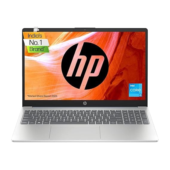HP Laptop 13th Generation Intel® CoreTM i3 processor, 8 GB DDR4-3200 MT/s (1 x 8 GB),  512 GB PCIe® NVMeTM M.2 SSD,  Intel® UHD Graphics, 14-ep0343TU