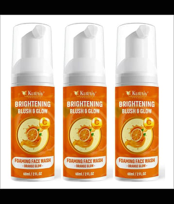 KURAIY Facial Cleanser Face Washing Remove Blackhead Face wash pack of 3