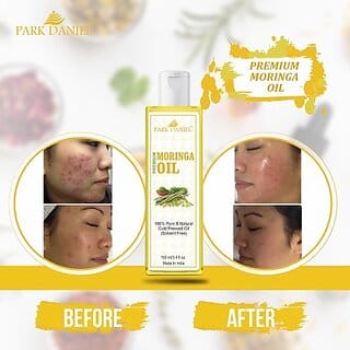 PARK DANIEL Organic Moringa oil- Natural &amp; Undiluted(100 ml) (100 ml)