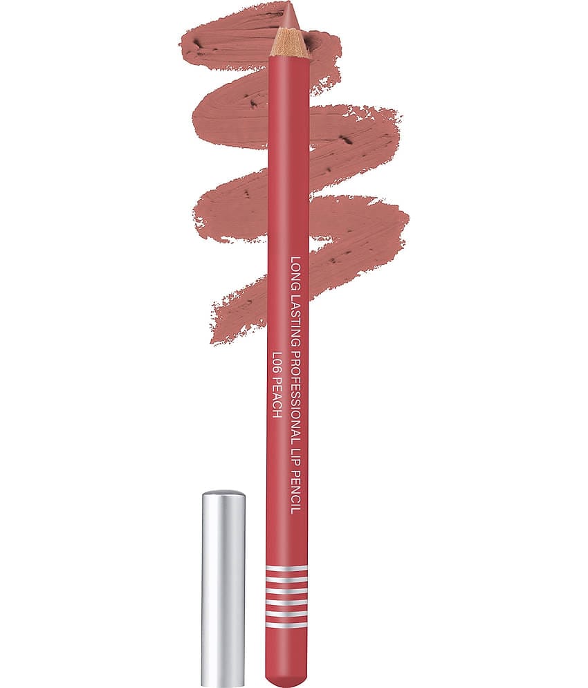 Colors Queen Lip Liner Pencil Non Transfer for Professional Makeup Peach