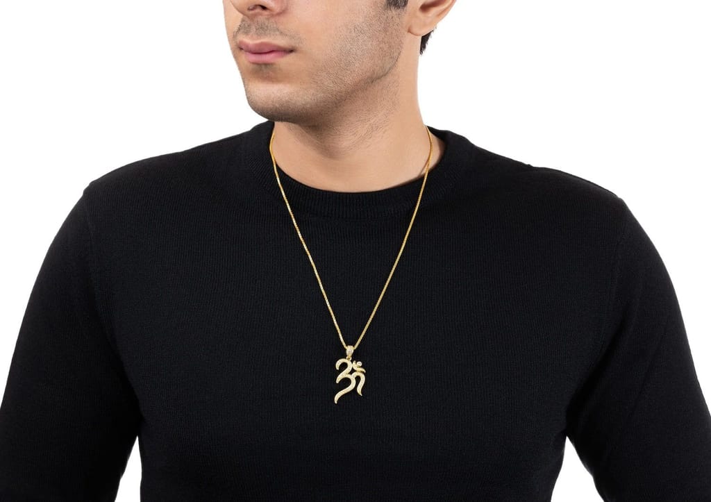 Iced Out Om Pendant