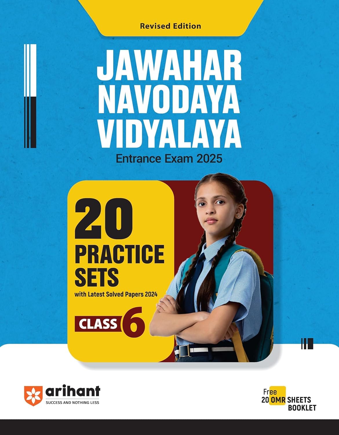 Jawahar Navodaya Vidyalaya Entrnace Exam 2025 20 Practice Sets for class 6 Paperback – 13 March 2024