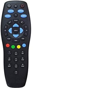 EHOP Remote Control Compatible for Tata Sky HD Boxes (Please Match The Image with Your Existing Remote Before Placing The Order)