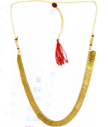 JIPPA - Golden Metal Necklace ( Pack of 1 )