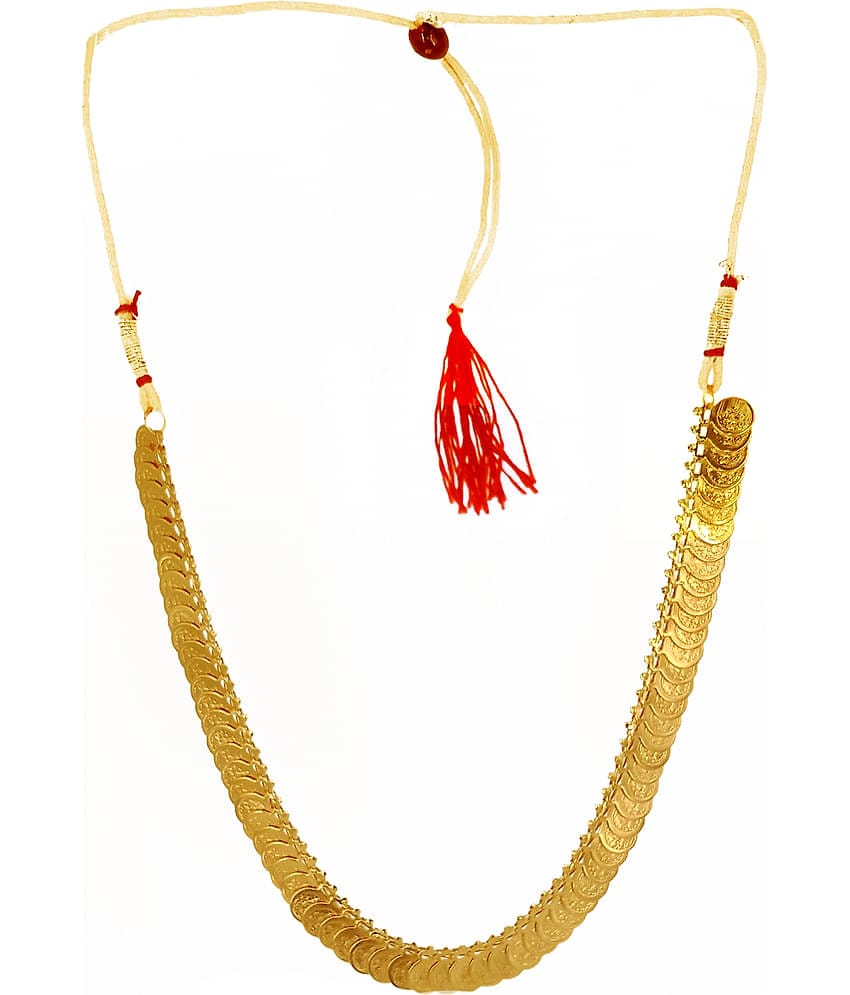 JIPPA - Golden Metal Necklace ( Pack of 1 )