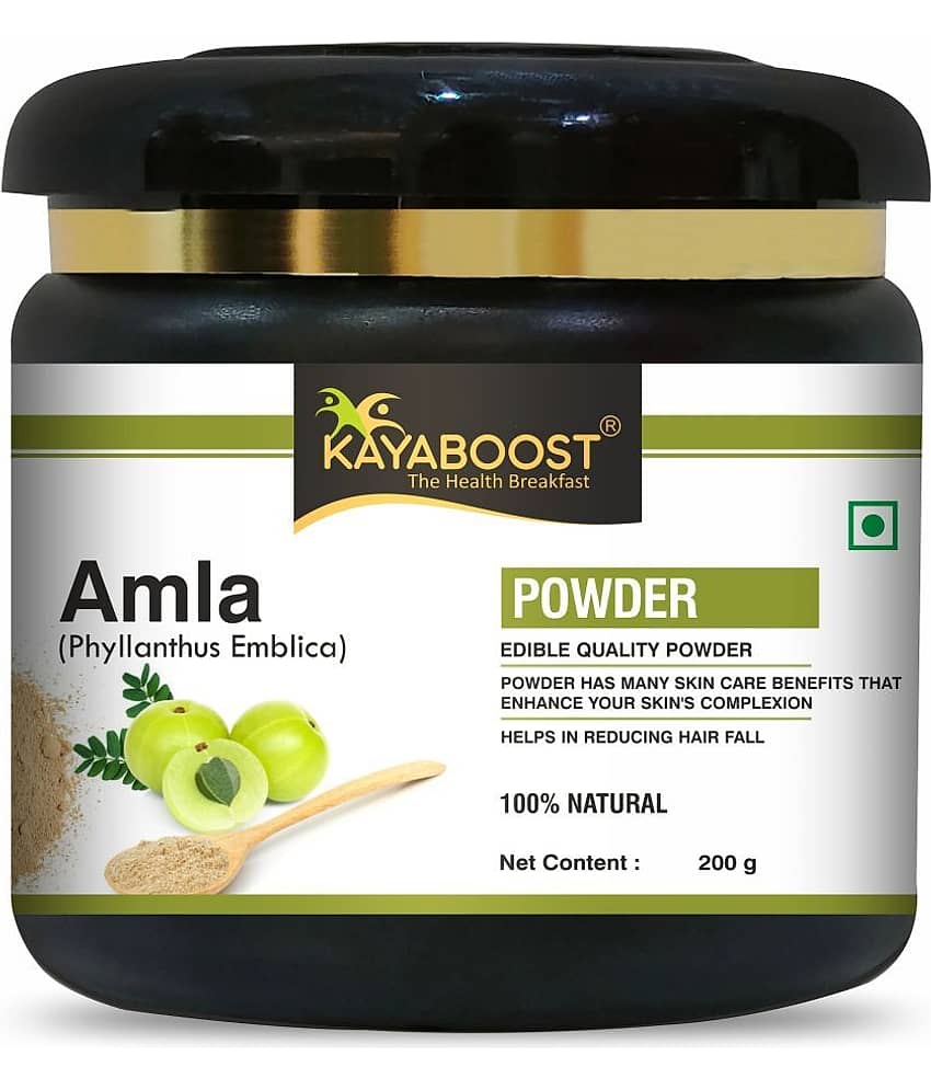 KAYABOOST Amla Powder for Drink, Eating, Hair Growth & Hair Strong (200 g)