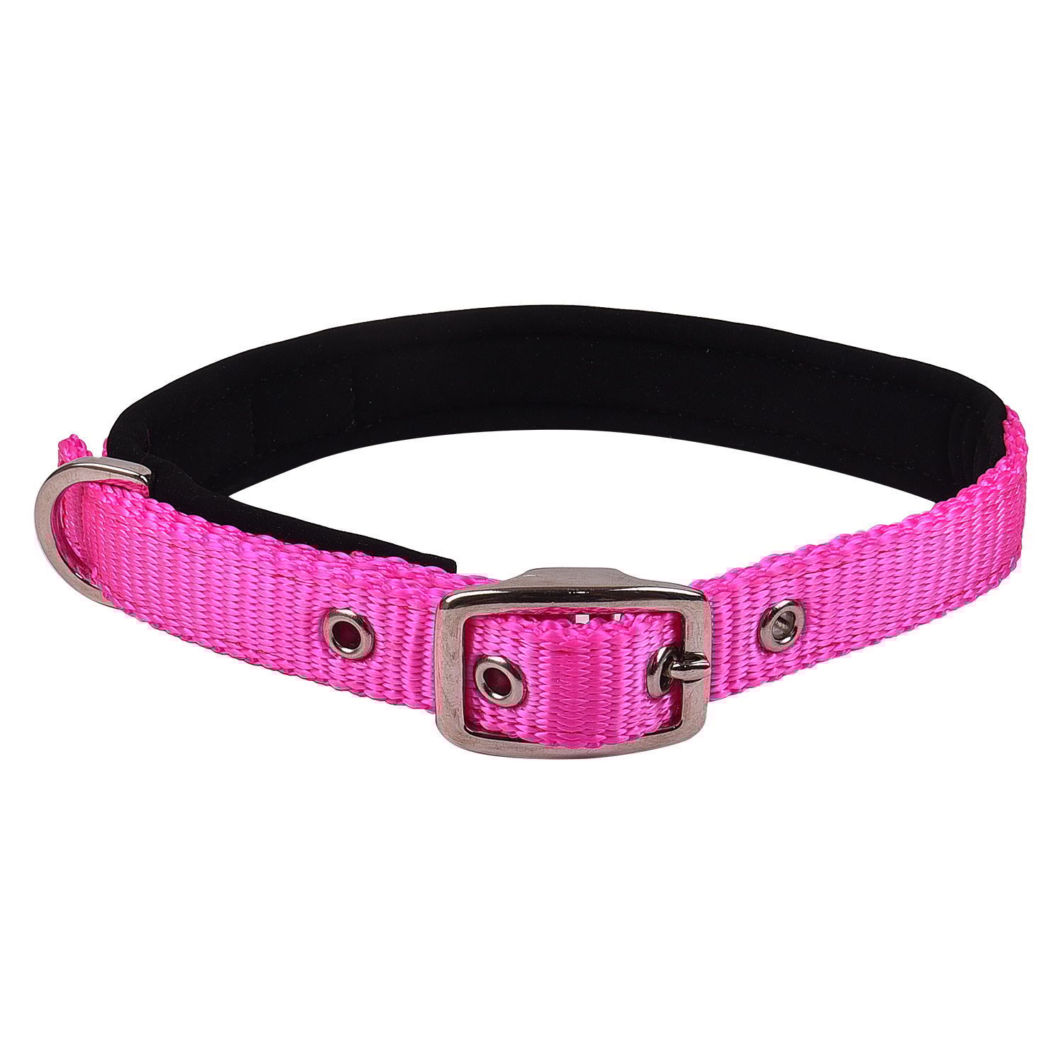 Petz Pure Nylon Padded Collar 3/4 inch Pink 20mm