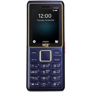MTR S1500 (Dual Sim, 2.4 Inch Display, 3000 mAh Battery, Dark Blue)