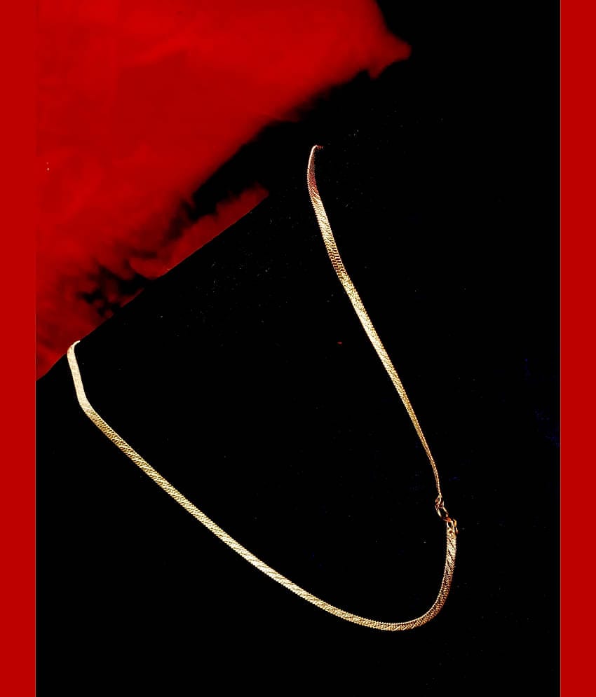 KRIMO Gold Plated Chain ( Set of 1 )