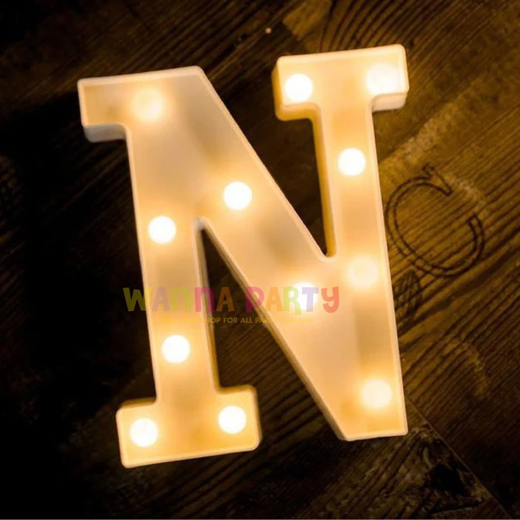 LED Marquee Alphabet Letter N - 1 PC - Party and Festive Needs | Buy online on ZillyBuy