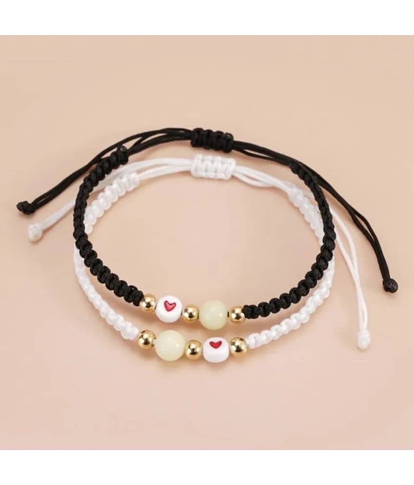 Thrillz Black Bracelet ( Pack of 2 )