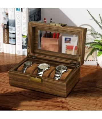 House Of Quirk Brown Watch Cases ( 1 Pc )
