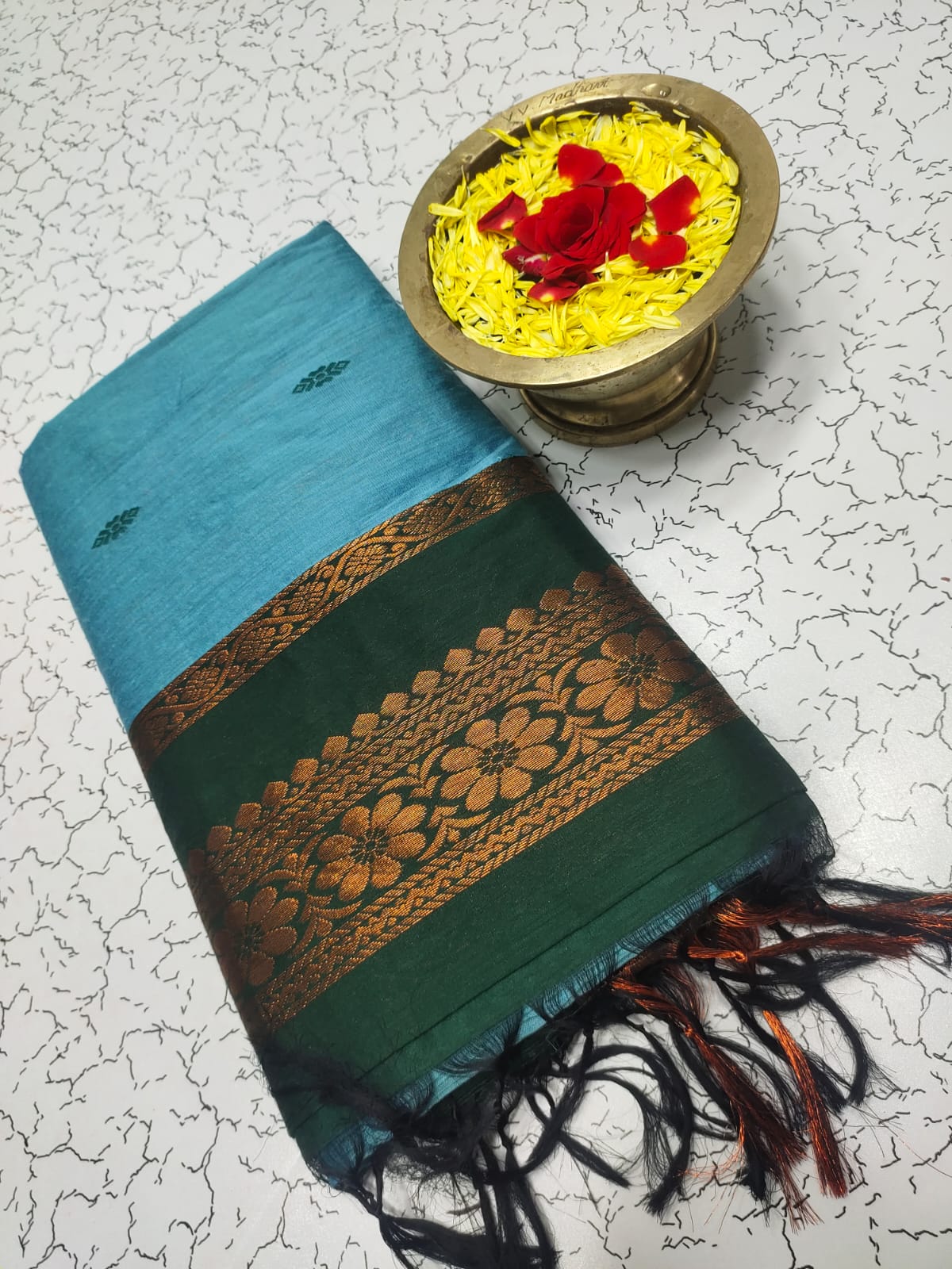 kalyani Pure cotton style saree