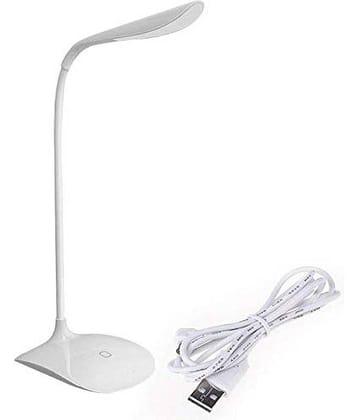 FITAZA White Study Table Lamp ( Pack of 1 )