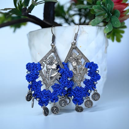 Aapan Kala Ear-ring Blue Aapan Kala Ear-ring Blue