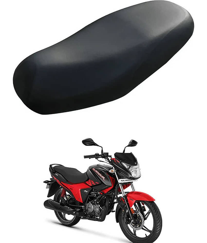 RONISH Bike/Scooty Seat Cover Black For Hero Glamour i3s