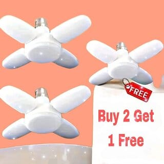 CHARKEE 25W Cool Day Light Smart Bulb (Pack of 3)