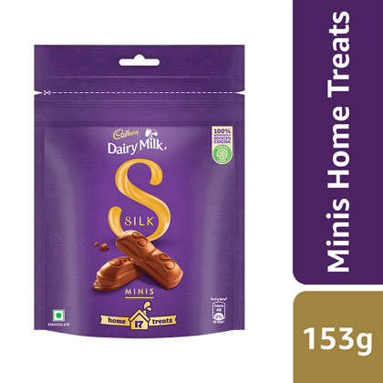 Cadbury Dairy Milk Silk Home Treats Pack, 153 g