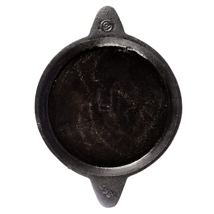 Seasoned Cast Iron Tawa - Edge Raised-9 inches