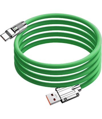 Premium Type-C Data Cable with Fast Charging and  High-Speed Data Transfer, Tangle-Free Durable Design, Universal Compatibility for Smartphones, Tablets, Laptops, and USB-C Enabled Devices