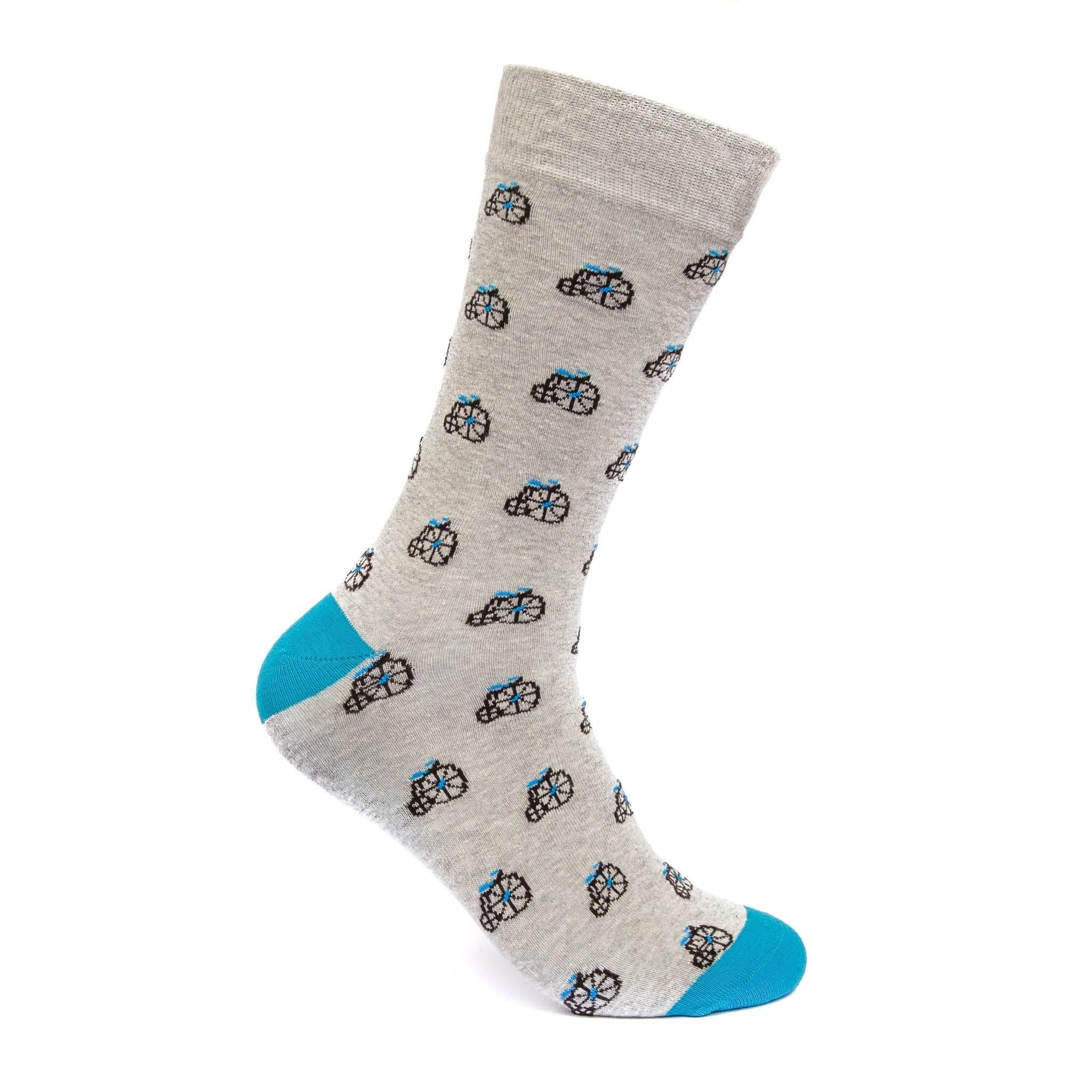 Vintage Bicycle Socks For Men