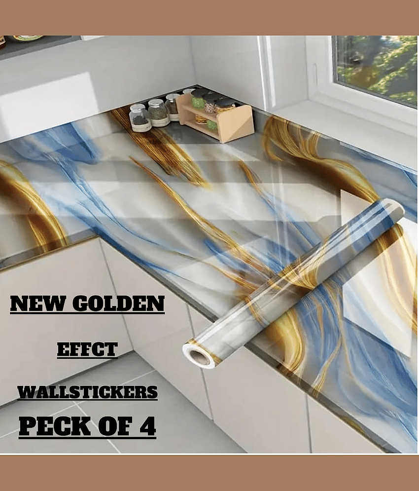 swipe n see Abstract Wallpaper ( 60 x 200 ) cm ( Pack of 4 )