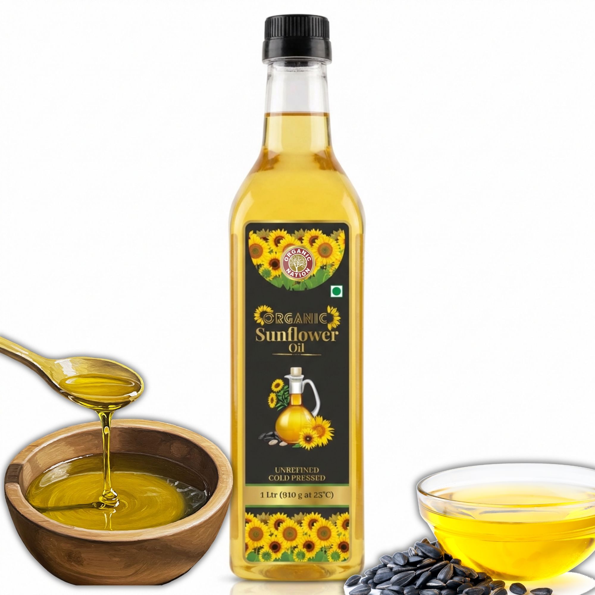 Foodsbay India Sunflower Oil | Refined Cooking Oil | 1 L
