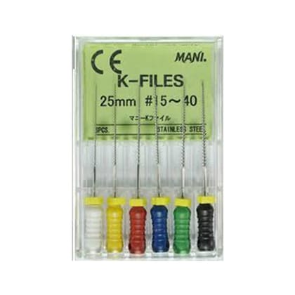 mani k-files 25mm-Mani K-File 25mm # 10