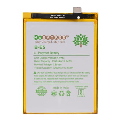 Mobatree BE5 Original Mobile Battery for Vivo Y81, Y83, 3180mAh (6 months Guarantee)