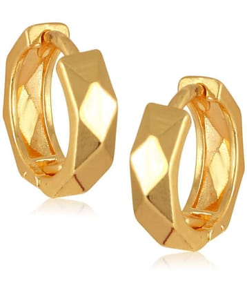 Vighnaharta Golden Clip-Ons Earrings ( Pack of 1 ) - Golden