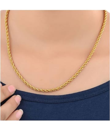 AanyaCentric Gold Plated Chain ( Set of 1 )