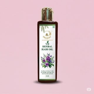 (Pack Of 2) VD Herbal Hair Oil for Hair Growth , Strong Roots, Nourishes Scalp, Reduces Hair Fall & Adds Healthy Shine 100ml