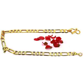 SLGOLD1GramMicroPlatedGentsBraceletD7forMen