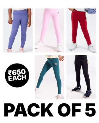5-Pack All Day Leggings-6-7