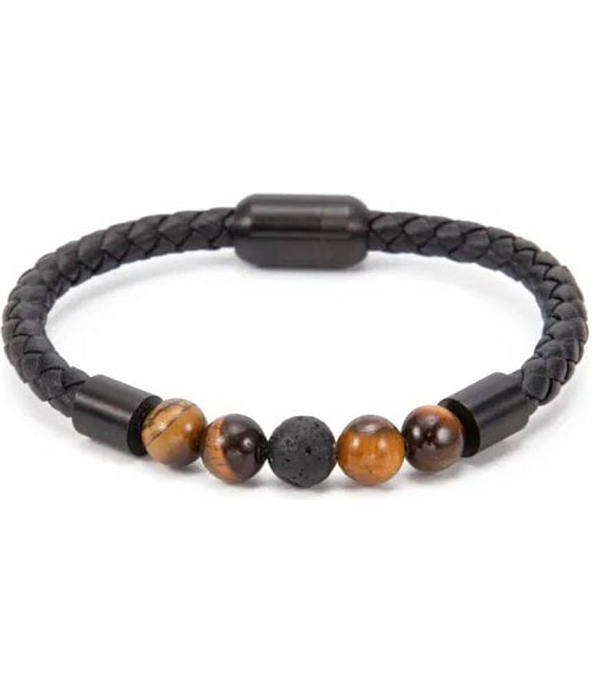 FASHION FRILL Black Bracelet ( Pack of 1 )