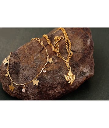 JFL - Jewellery For Less Gold Bracelet ( Pack of 2 )
